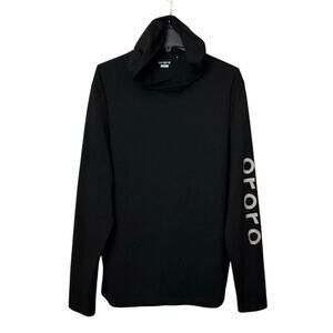 Ororo Hoodie Mens Large Black Pullover Quick Dry Unisex Athleisure